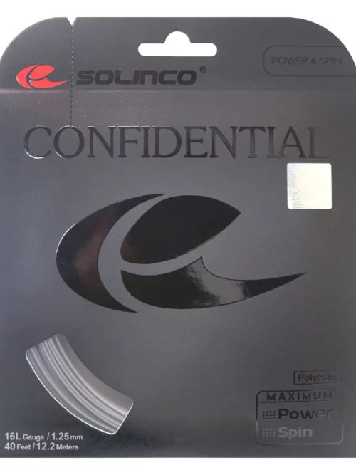 SOLINCO Confidential Tennis String Reel (16L / 1.25mm, 200 m)