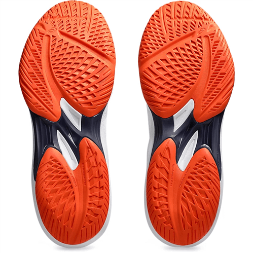 ASICS Sky Elite FF3 Men's Squash Shoes (White/Nova Orange) - Image 5