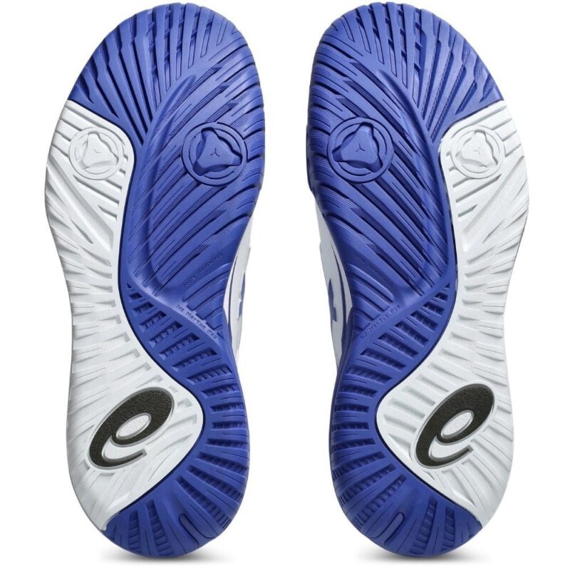 ASICS GEL-Resolution Gel X Mens Tennis Shoes  - Wide (White/Dark Cobalt) - Image 3