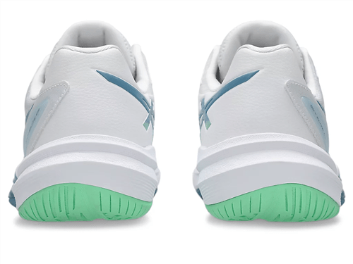 ASICS Sky Elite Squash Shoes (White / Saba Blue) - Image 4