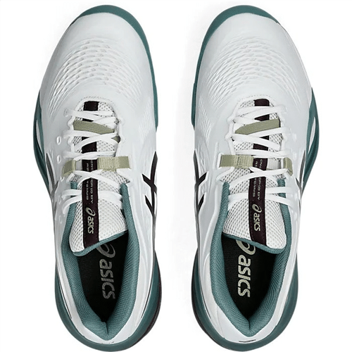 ASICS GEL-Resolution X Mens (2E Wide) Tennis Shoes (White / Dark Aubergine) - Image 7